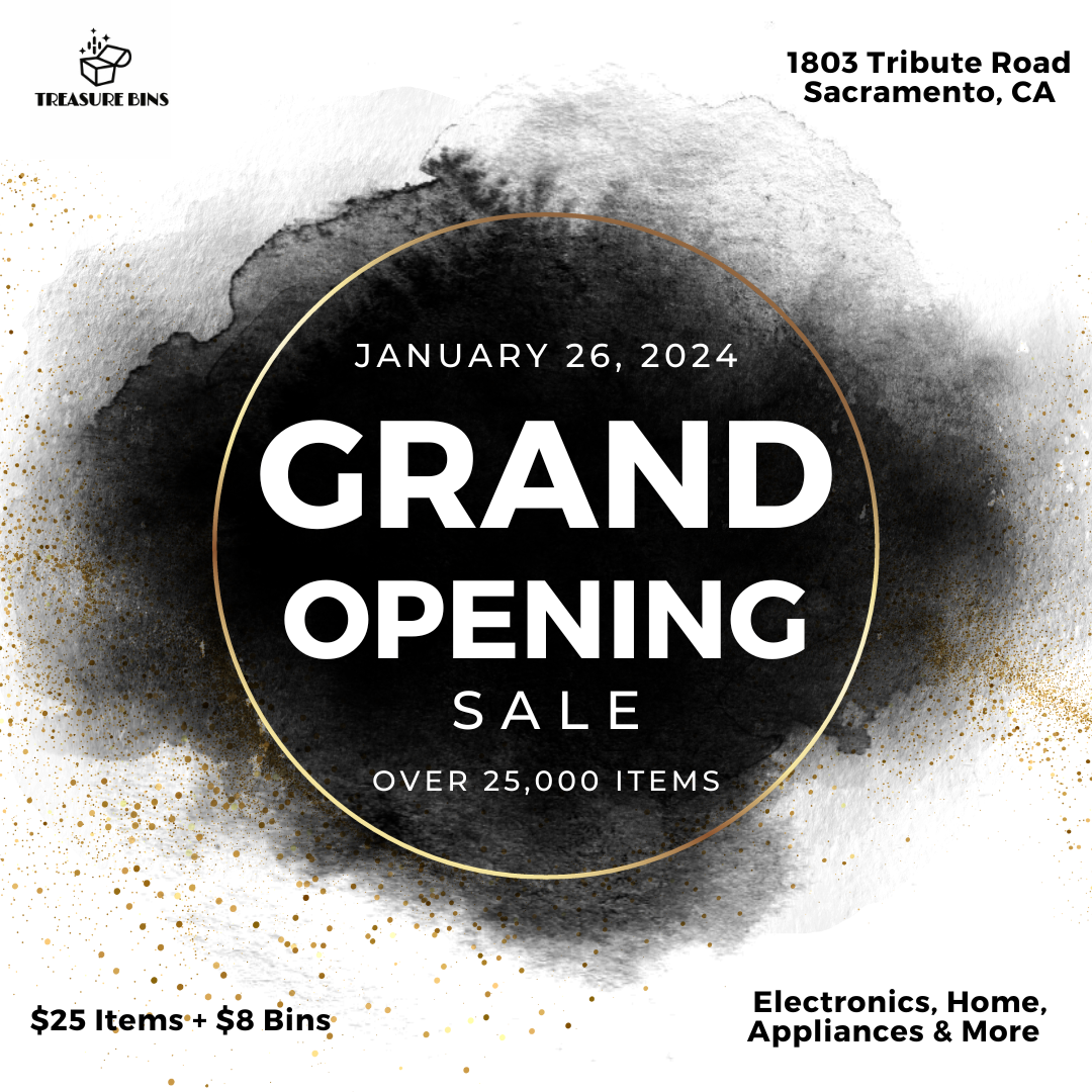 Treasure Bins Sacramento Grand Opening - Opan Bins